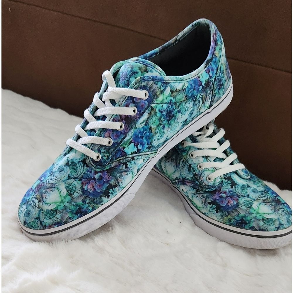 Vans Floral Sneaker💚💜🩵